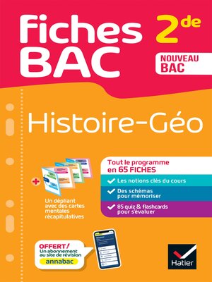 cover image of Fiches bac: Histoire-Géographie 2de